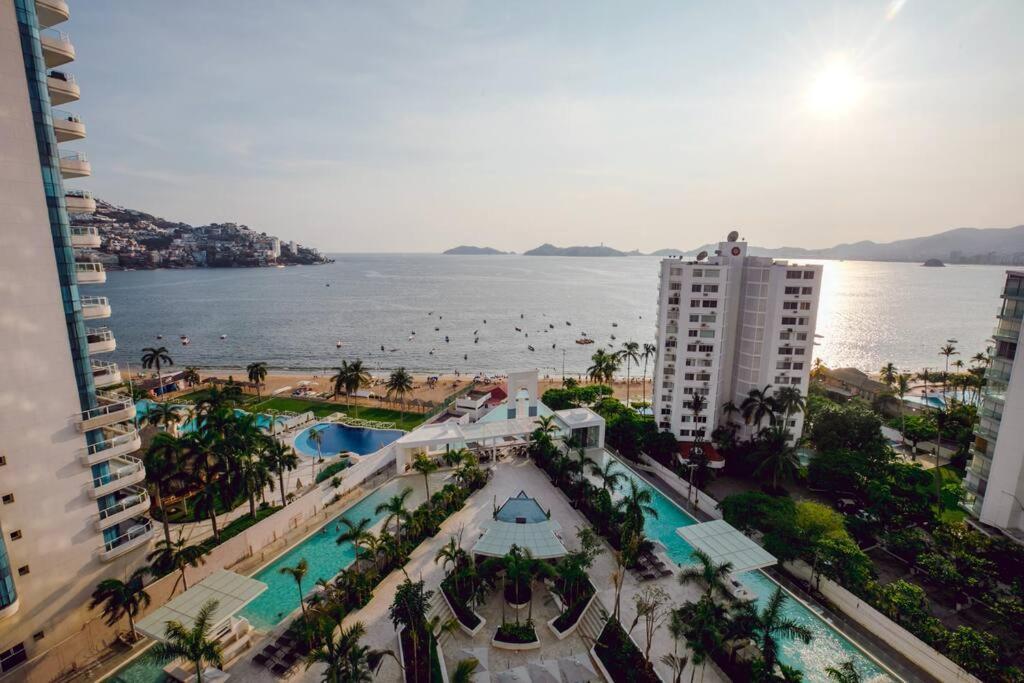Apartamento Departamento de lujo frente a la Playa de Acapulco Exterior foto