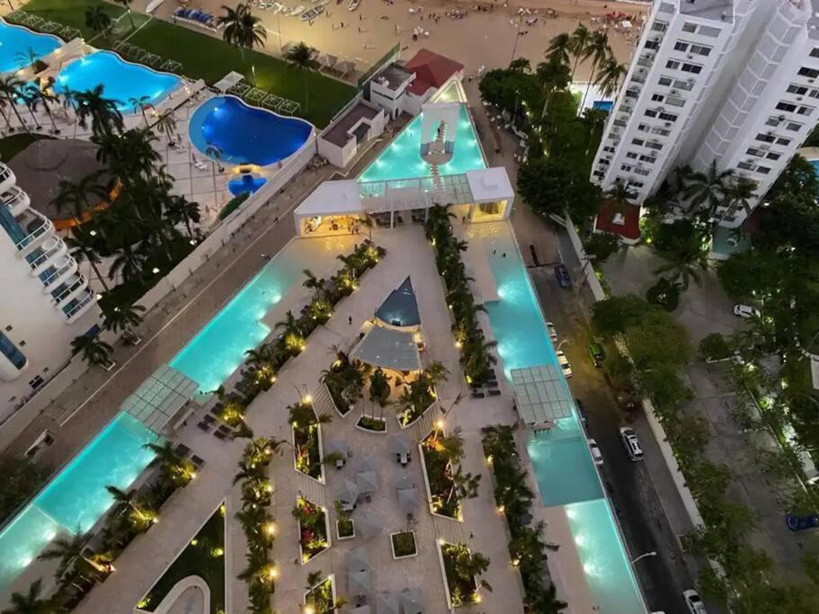Apartamento Departamento de lujo frente a la Playa de Acapulco Exterior foto