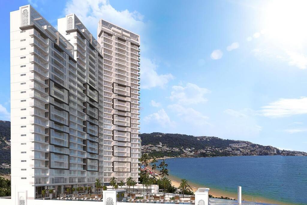 Apartamento Departamento de lujo frente a la Playa de Acapulco Exterior foto