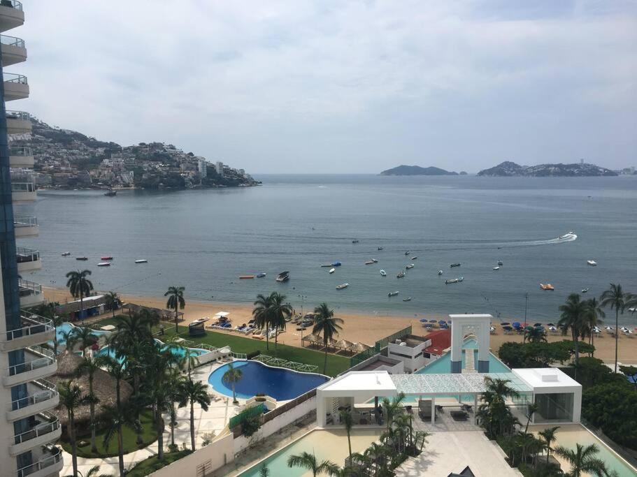Apartamento Departamento de lujo frente a la Playa de Acapulco Exterior foto