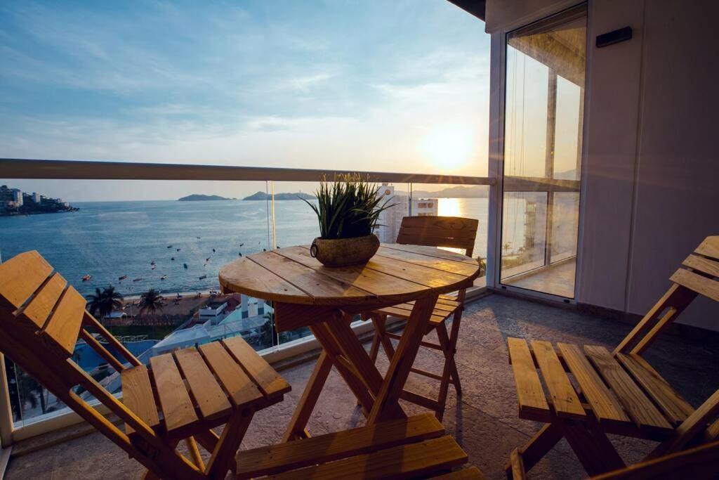 Apartamento Departamento de lujo frente a la Playa de Acapulco Exterior foto